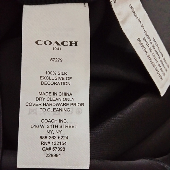 Coach 1941 Zigzag Embellished Midi Slip Dress 2 - Picture 7 of 7